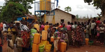Sud-Ubangi : le président fédéral du MLC inaugure 4 puits d&rsquo;eaux financés par le président national de son parti, Jean-Pierre Bemba Gombo