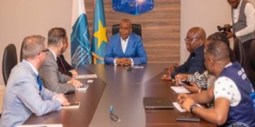 Élections 2023: Denis Kadima reçoit la Cheffe observatrice de la Mission d’observation électorale de l’Union Européenne (UE).