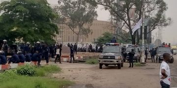 Un dispositif policier Déployé a Kinshasa pour empêcher la manifestation de l&rsquo;opposition