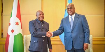 Le président Burundais Evariste Ndayeshimiye premier président à féliciter son homologue Félix Antoine tshisekedi
