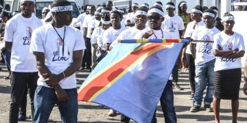 la LUCHA en manifestation ce mercredi dans la ville de Goma pour dénoncer l&rsquo;Insécurité urbaine dans les villes du Nord-Kivu.