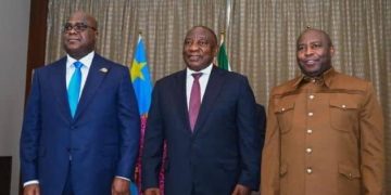 Union Africaine : Azali Assoumani des Comores cède le bâton de commandement à son homologue de la Mauritanie, Mohamed Ould Ghazouani