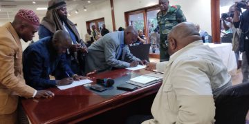 Sous les auspices du VPM Jean-Pierre Bemba, les groupes armés de l&rsquo; Ituri signent un acte d&rsquo;engagement de cessation immédiate des hostilités