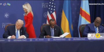 Agression rwandaise : enfin, les présidents Tshisekedi et Kagame entérinent l&rsquo;accord de paix devant Trump à Washington!
