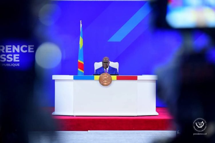 En conférence de presse,  Félix Tshisekedi appelle à la mobilisation nationale face à « l’agression » dans l’Est