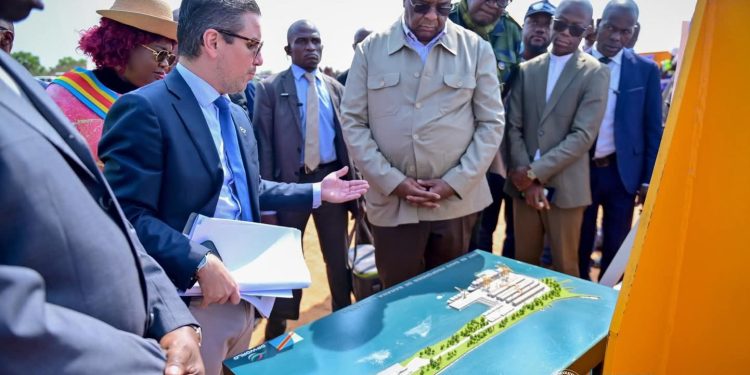 Muanda : Jean-Pierre Bemba inspecte l&rsquo;avancement des travaux du Port en eau profonde de Banana