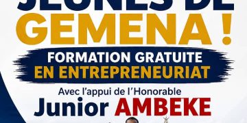 Gemena : Junior Ambeke fait de l’autonomisation de la jeunesse un nouveau cheval de bataille
