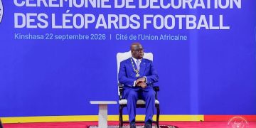 RDC : Tshisekedi décore les Léopards après leur retour au Mondial